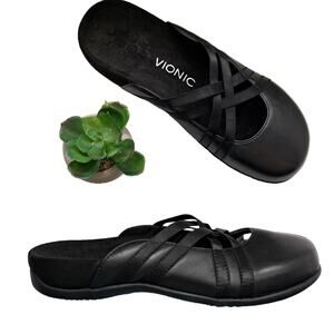 Vionic Black Flats
